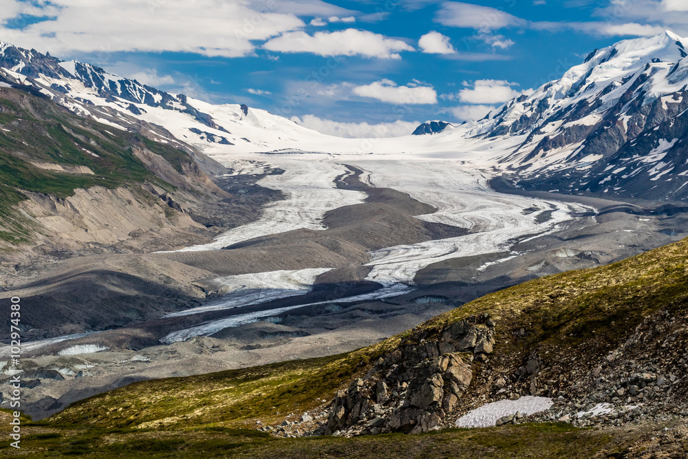 Upper part of Canwell Glacier