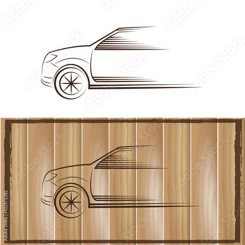 Car icon. Vector illustration