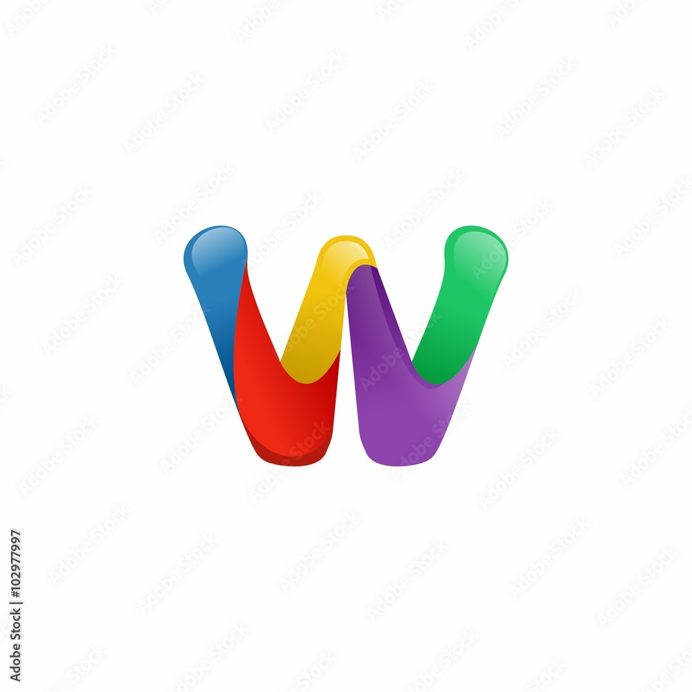 W Icon Logo Vector W Icon Logo Vector