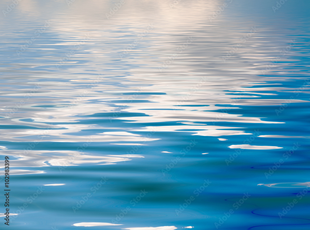 Abstract series of waves on the water surface Abstract series of waves on the water surface