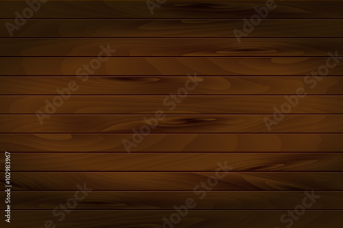 Realistic vector wooden background