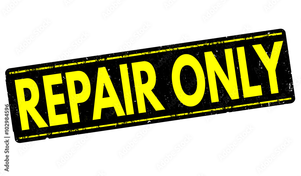 Fototapeta premium Repair only stamp
