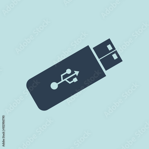 Icon of Pen Drive. EPS-10.