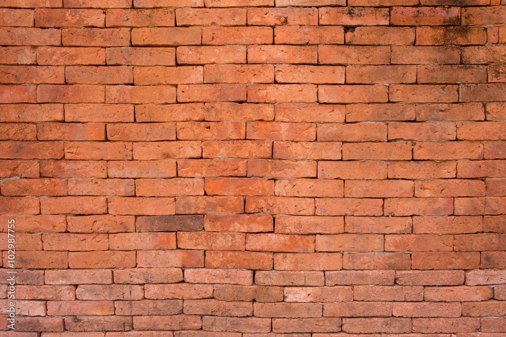 Old grunge brick wall background. Old grunge brick wall background.