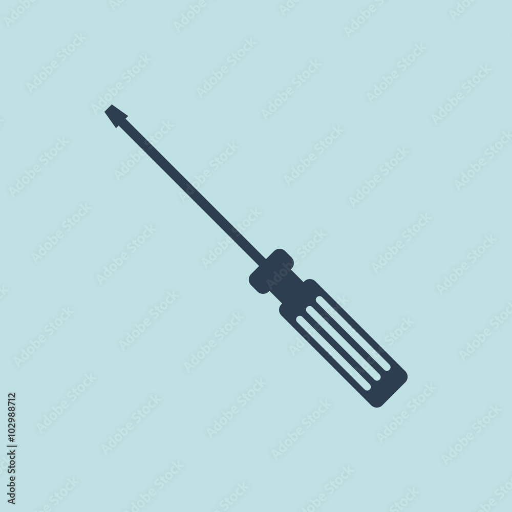 Fototapeta premium Icon of Screw Driver. EPS-10.