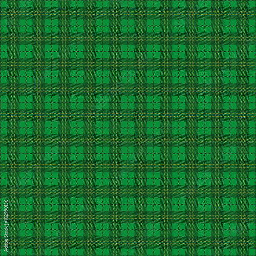 Green Irish Tartan Pattern © Alexander Limbach