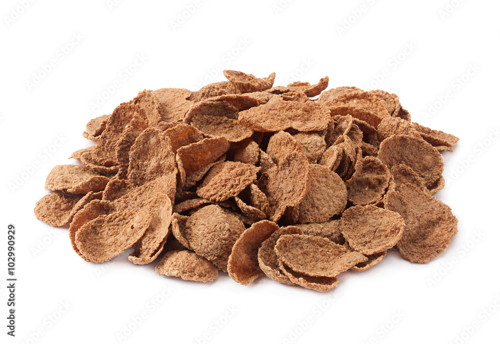 Buckwheat-wheat flakes heap Buckwheat-wheat flakes heap