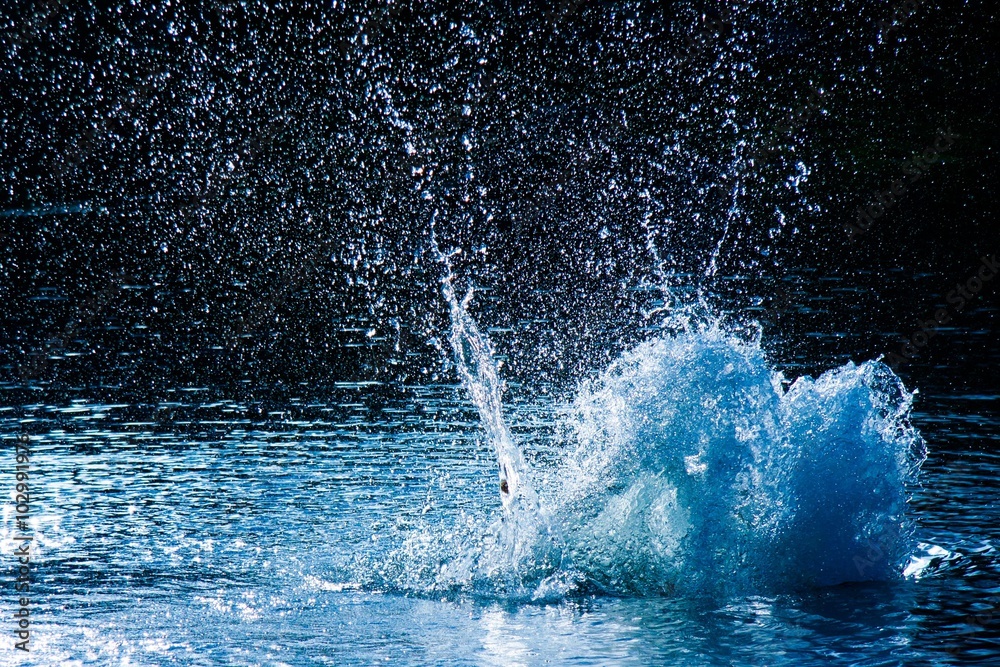 water  explosion
