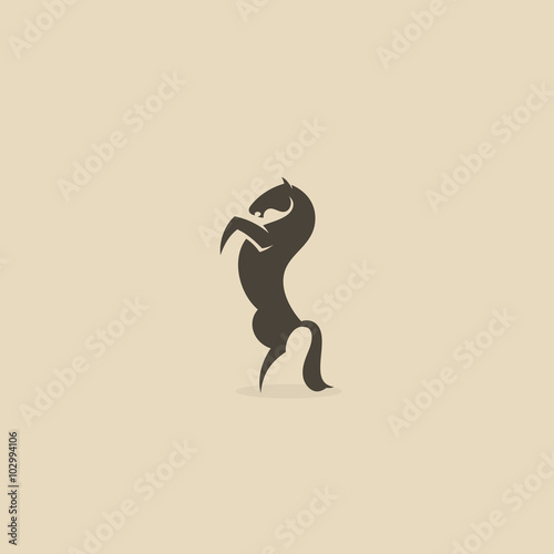 Rearing horse icon