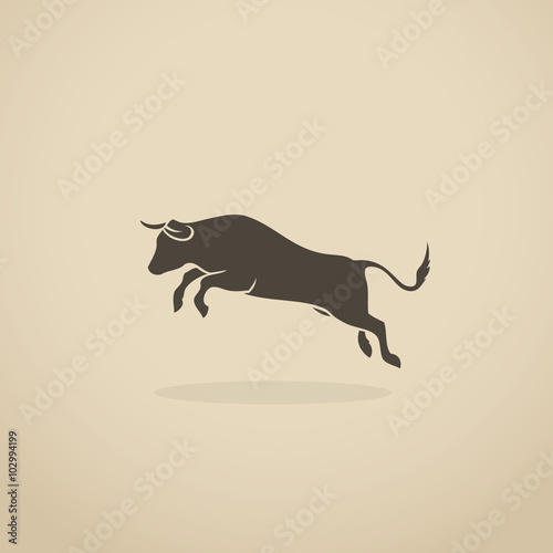 Jumping bull