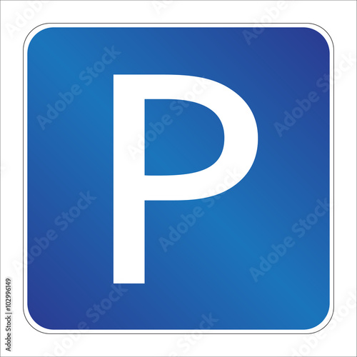 parking lot sign