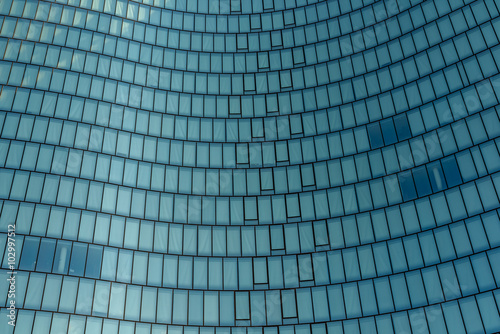 Architectural Detail Of Office Tower Skyscraper In Vienna