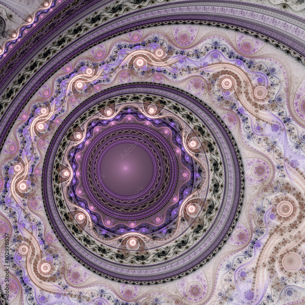 Violet fractal gear, digital artwork for creative graphic design Violet fractal gear, digital artwork for creative graphic design