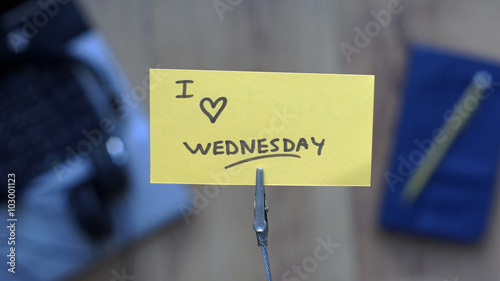 I love wednesday