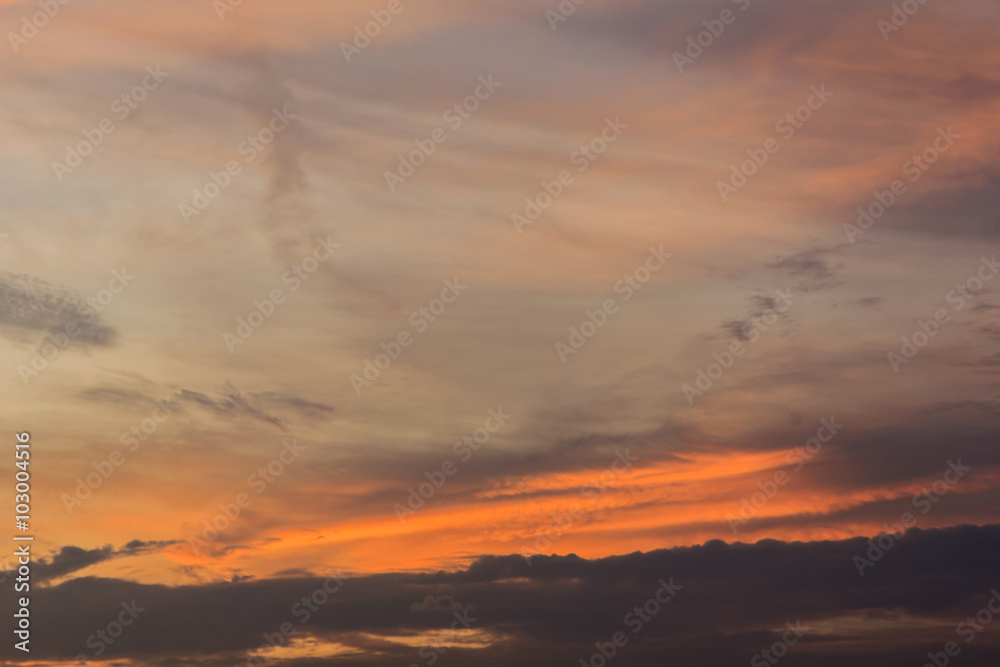 sunset with clouds the sky is in beautiful dramatic sunset with clouds the sky is in beautiful dramatic