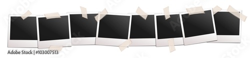 Polaroid photography - vector illustration.