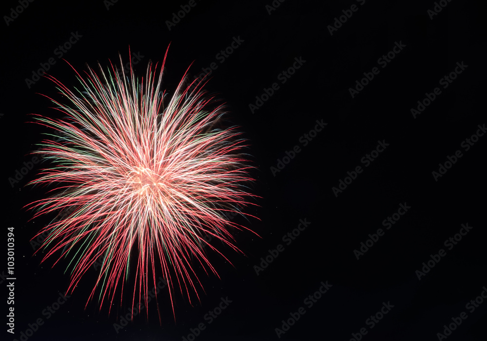 Fireworks light up the sky with dazzling display Fireworks light up the sky with dazzling display