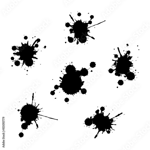 ink blobs