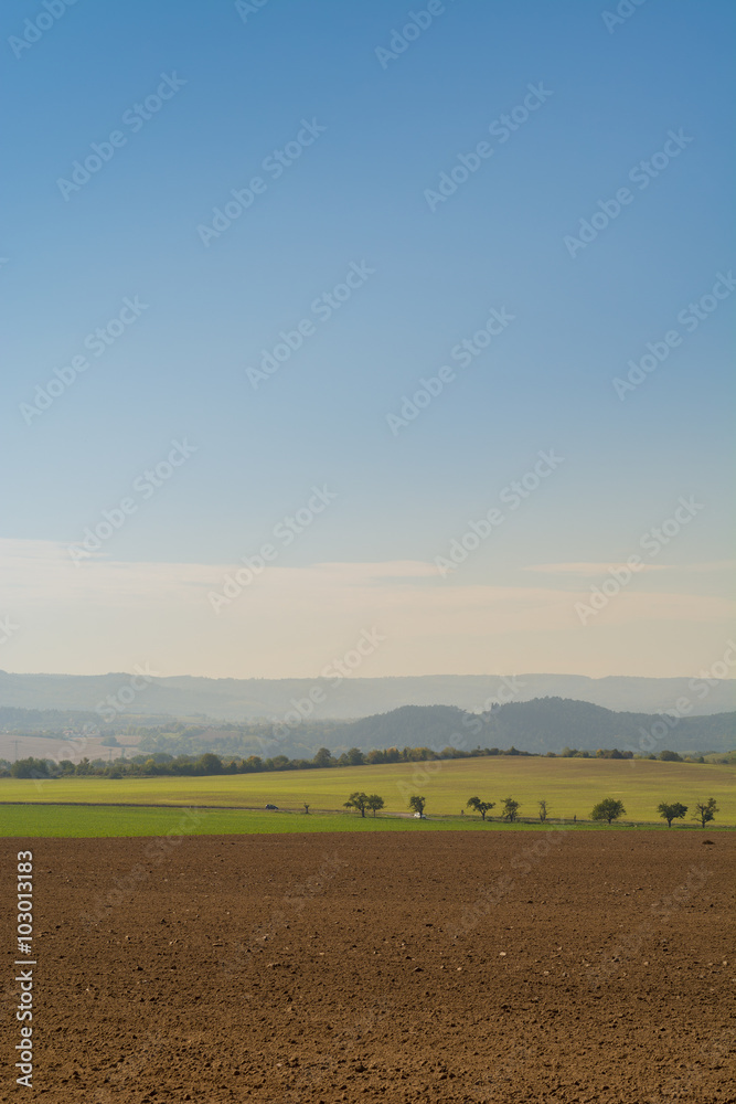 Fototapeta premium Blick nach Thale im Harz, Sachsen-Anhalt in Deutschland