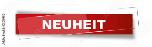 Button | Schild | Neuheit