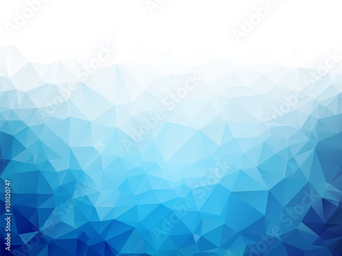 Geometric blue ice texture ...