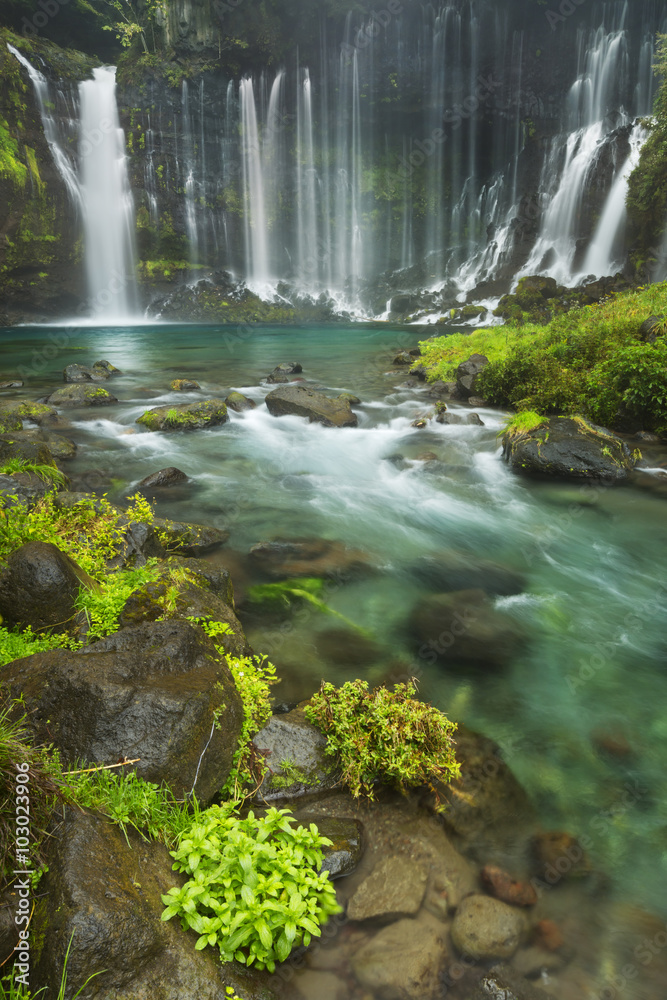 Fototapeta premium Shiraito Falls near Mount Fuji, Japan