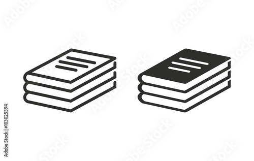 Book - vector icon.