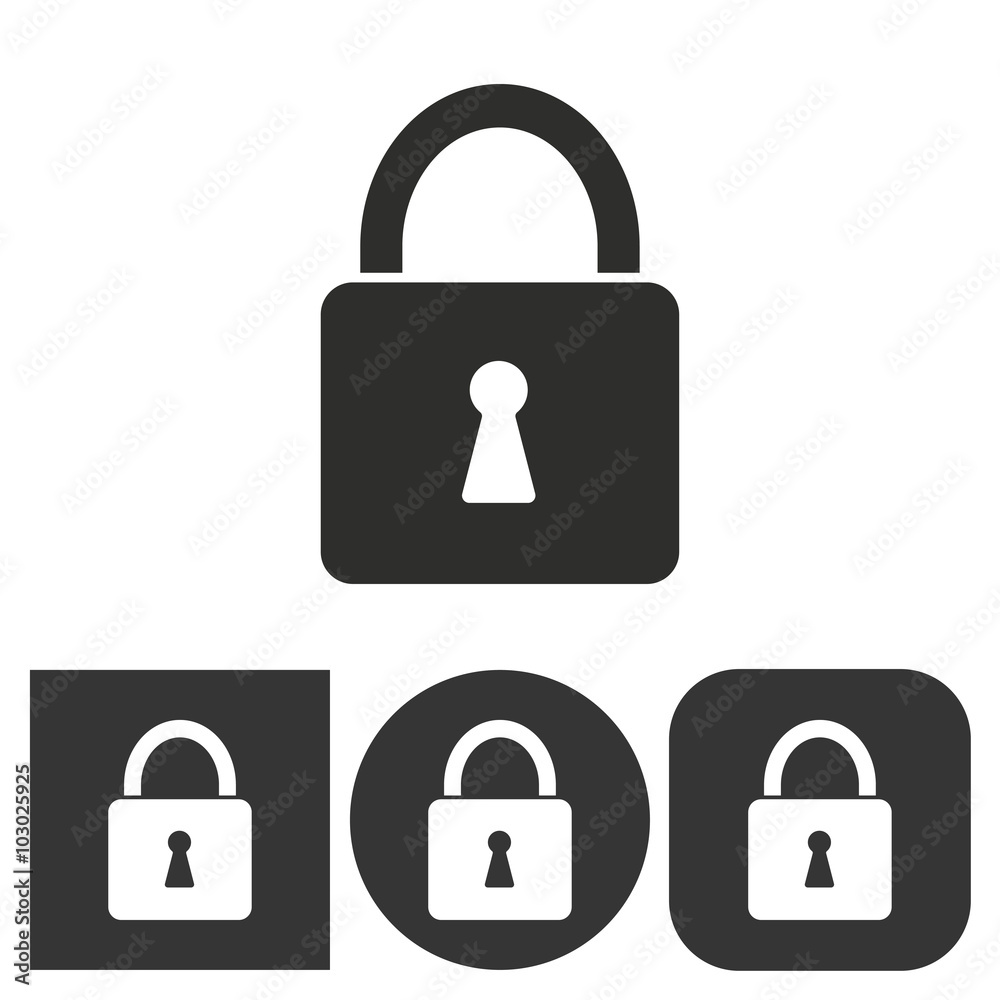 Lock - vector icon. Lock - vector icon.
