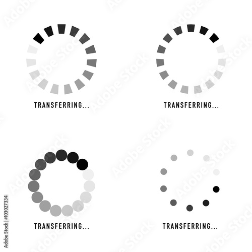  transferring icon illustration