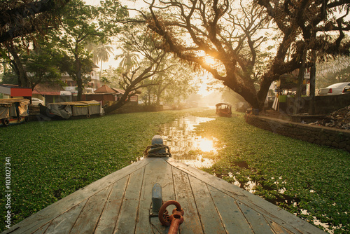 Photos Alleppey backwaters on sunrise