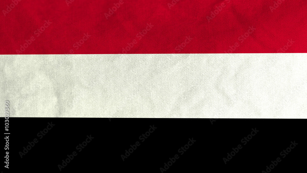 Yemeni flag waving in the wind (full frame footage in 4K UHD resolution). Yemeni flag waving in the wind (full frame footage in 4K UHD resolution).