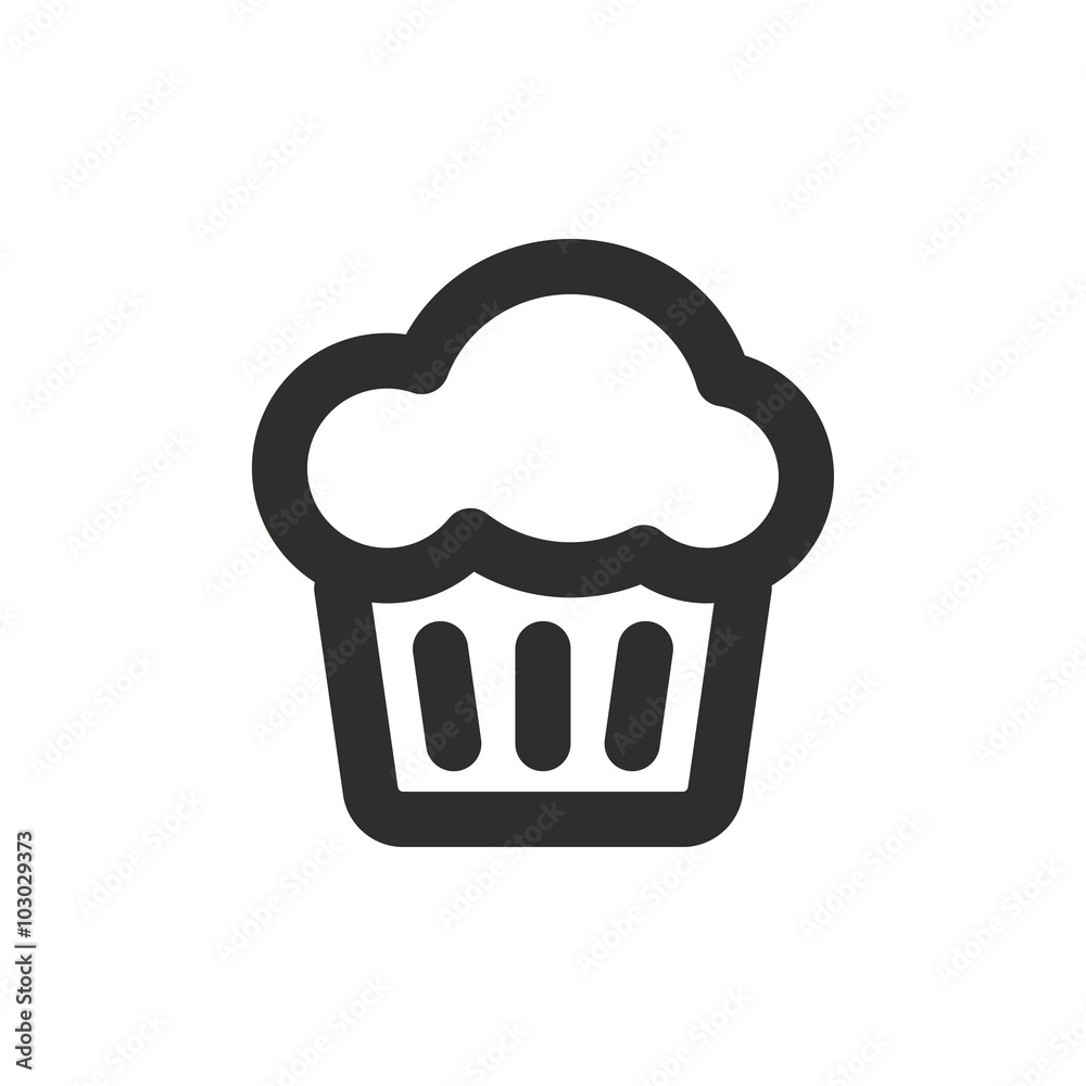 Cake - vector icon. Cake - vector icon.