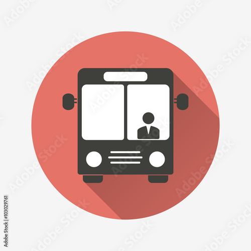 Bus - vector icon.