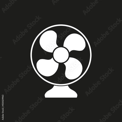 Fan  - vector icon.