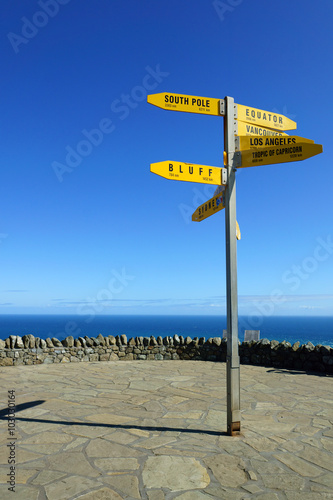 Signpost in Cape Reinga