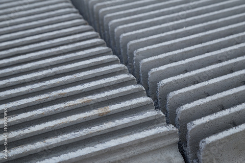 close-up texture of concrete roof tile