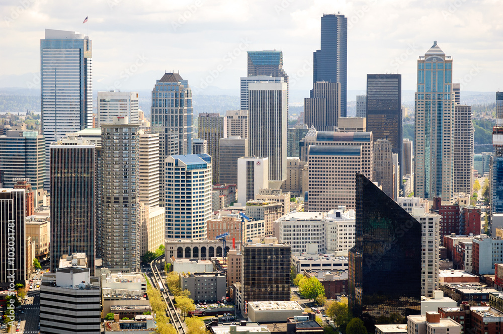 Fototapeta premium Seattle Skyline