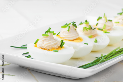 Eggs Boiled With Mayonnaise