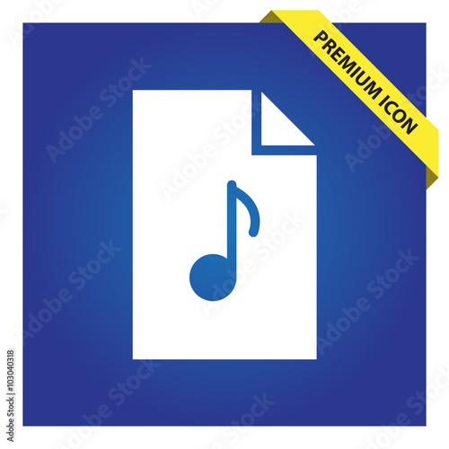 MP3 music file icon