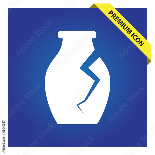 archaeological vase icon