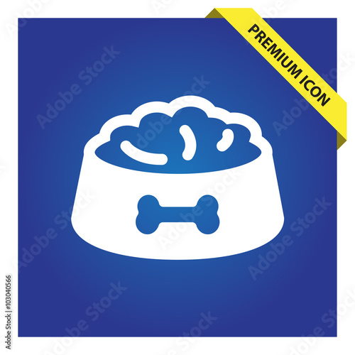 Pet dog feed icon