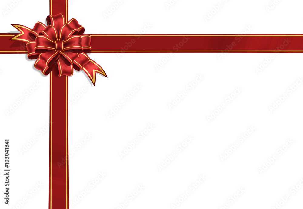 bow gift wrapping ribbon red ribbon isolated on a white background birthday celebration bow gift wrapping ribbon red ribbon isolated on a white background birthday celebration