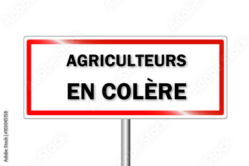 Agriculteurs en colère