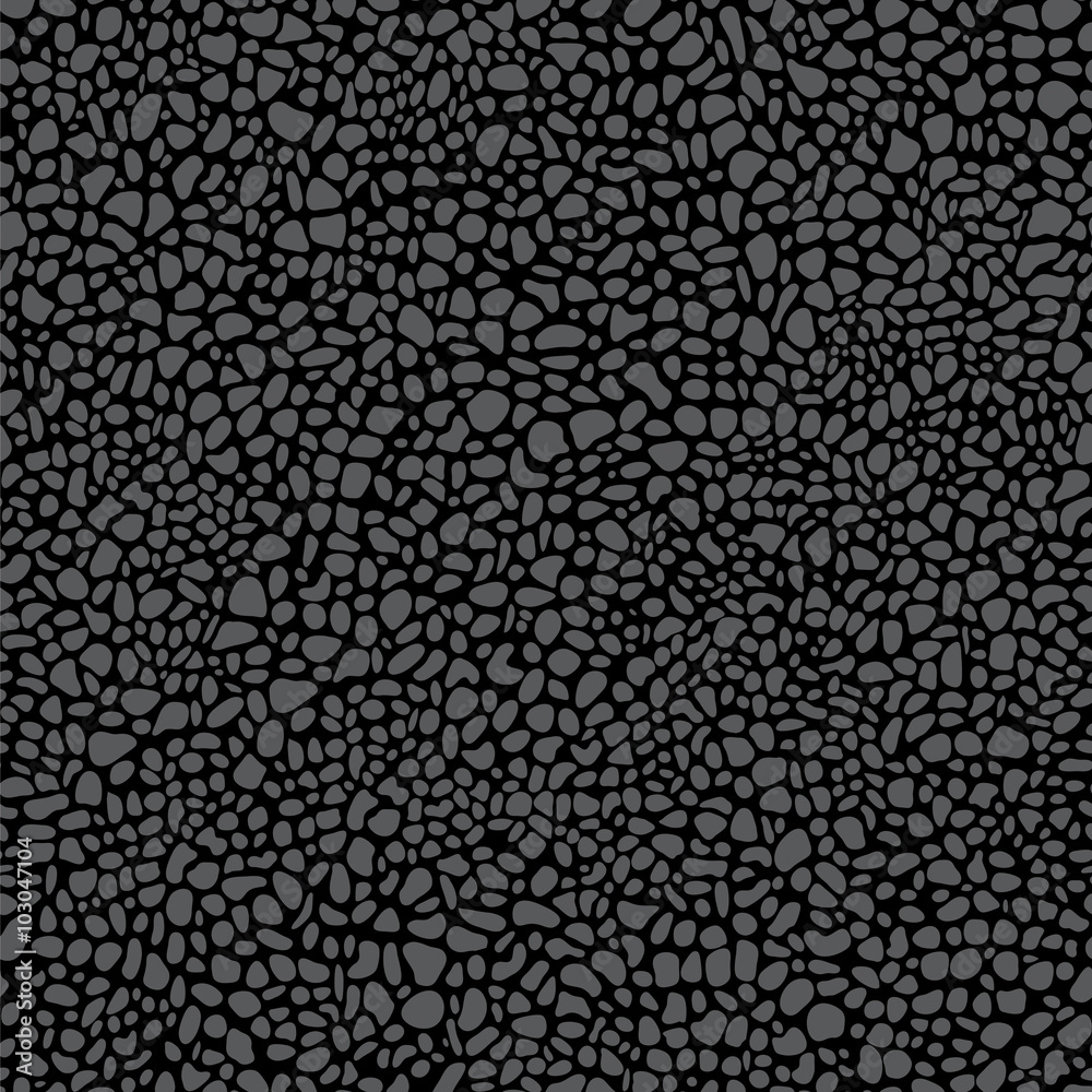 Pebble mosaic. Seamless vector pattern