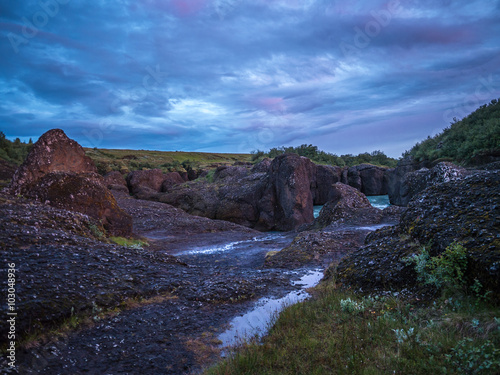 Sunset on a mountain in Iceland - 2