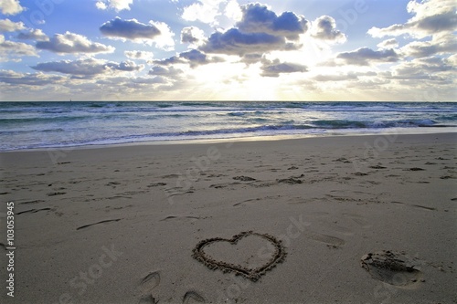 South beach sunrises, valentine's day