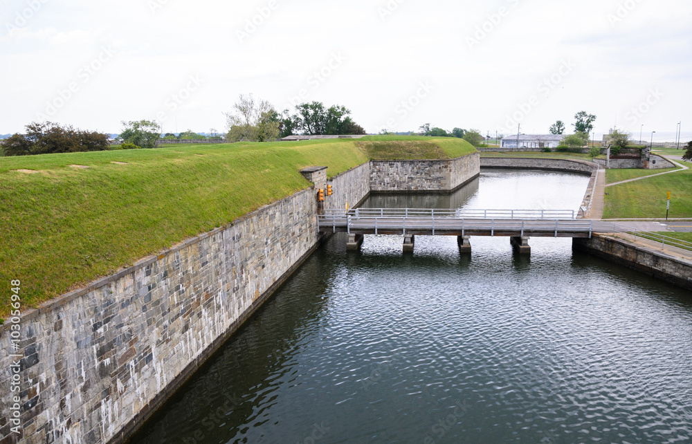 Fototapeta premium Fort Monroe National Monument