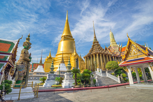 Wat Phra Kaew Temple , Bangkok , Thailand © Noppasinw