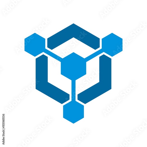 hexagon link logo