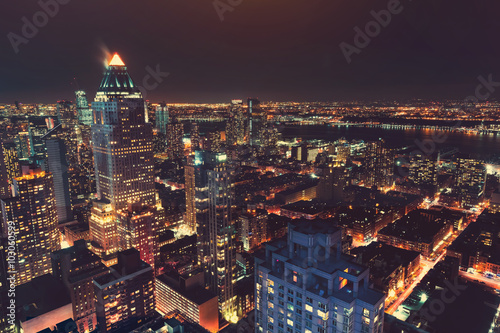 Wallpaper Mural New York City skyline at night Torontodigital.ca